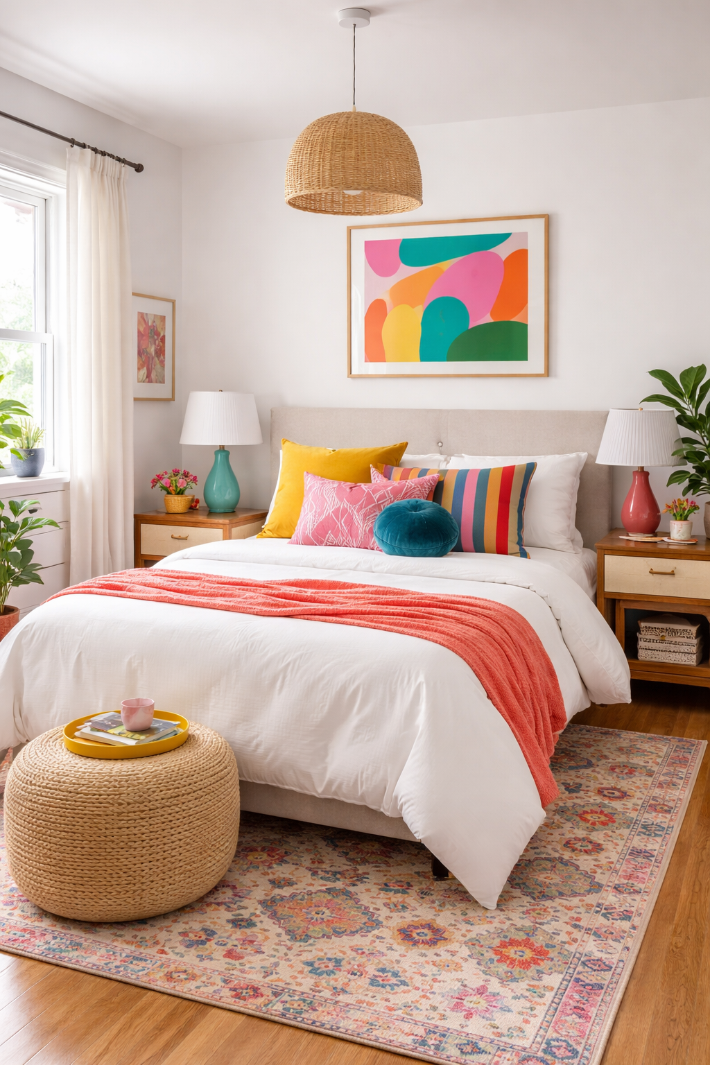 23 Small Bedroom Makeover Ideas With a Big Style Impact 19 add colorful accent touches