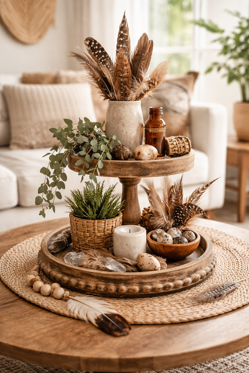 feathers natural elements earthy textures