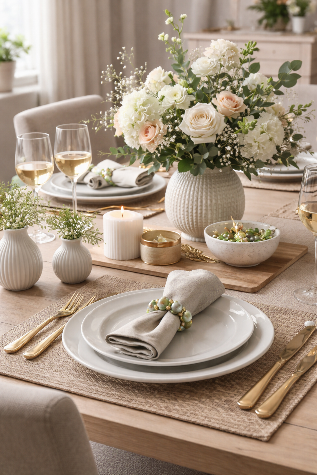 coordinated decorative tableware