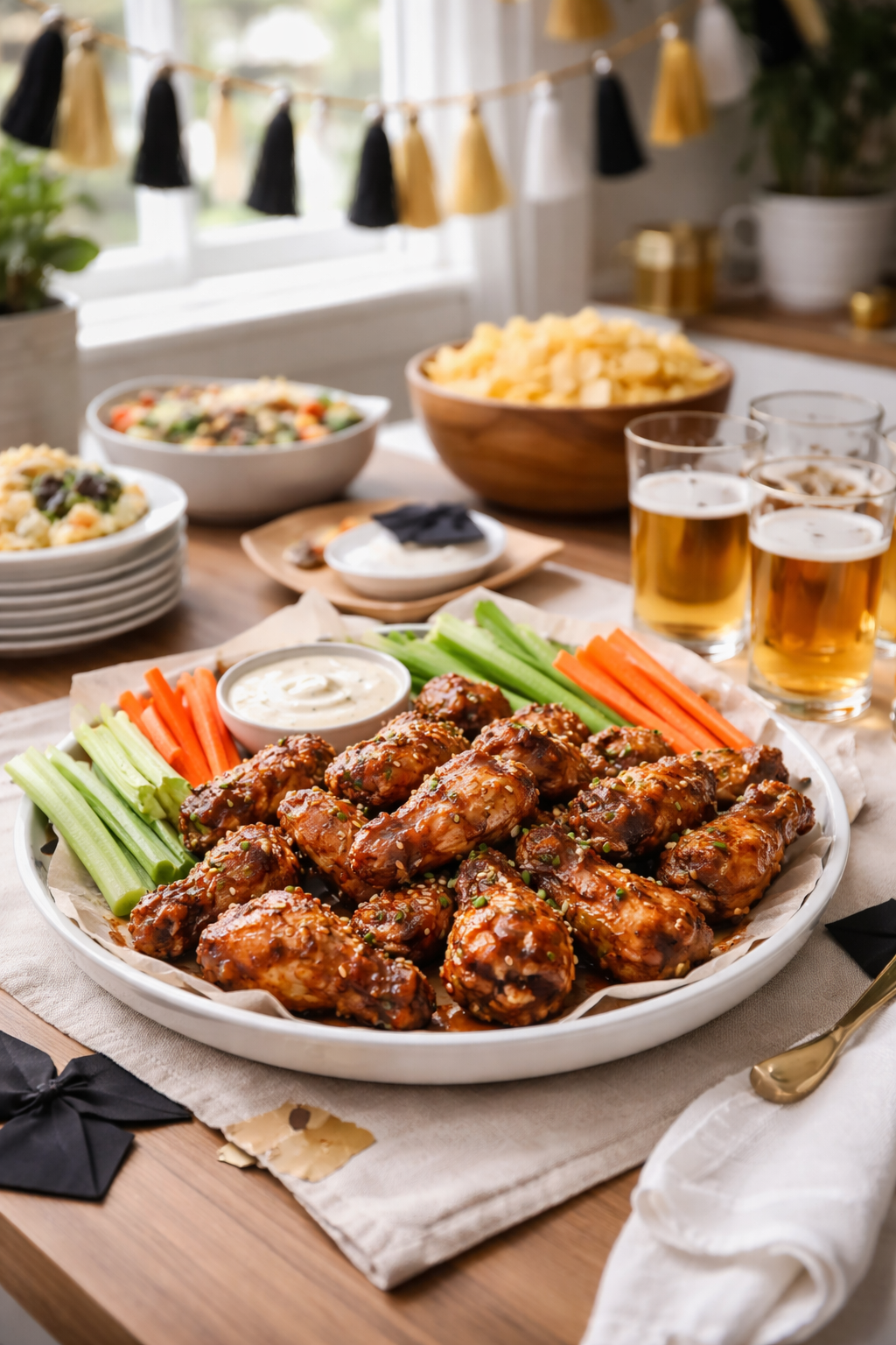 prepare serve garnish keep