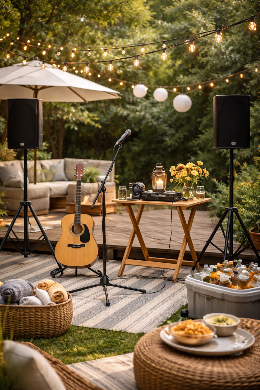 outdoor music setup essentials