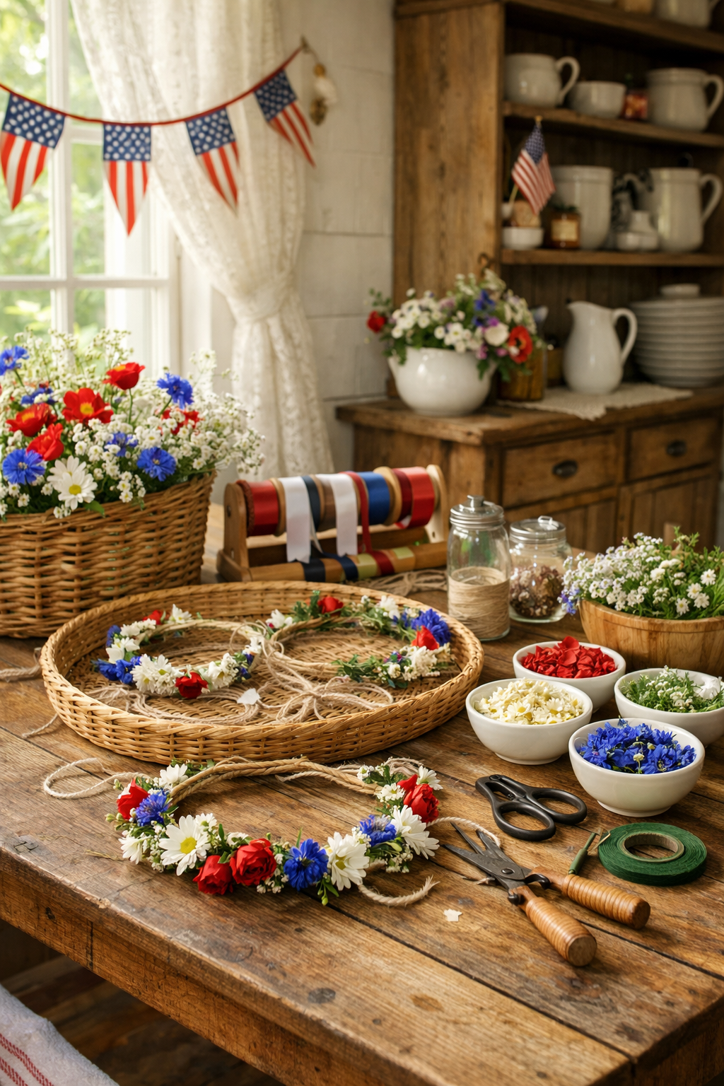 create homemade floral crowns