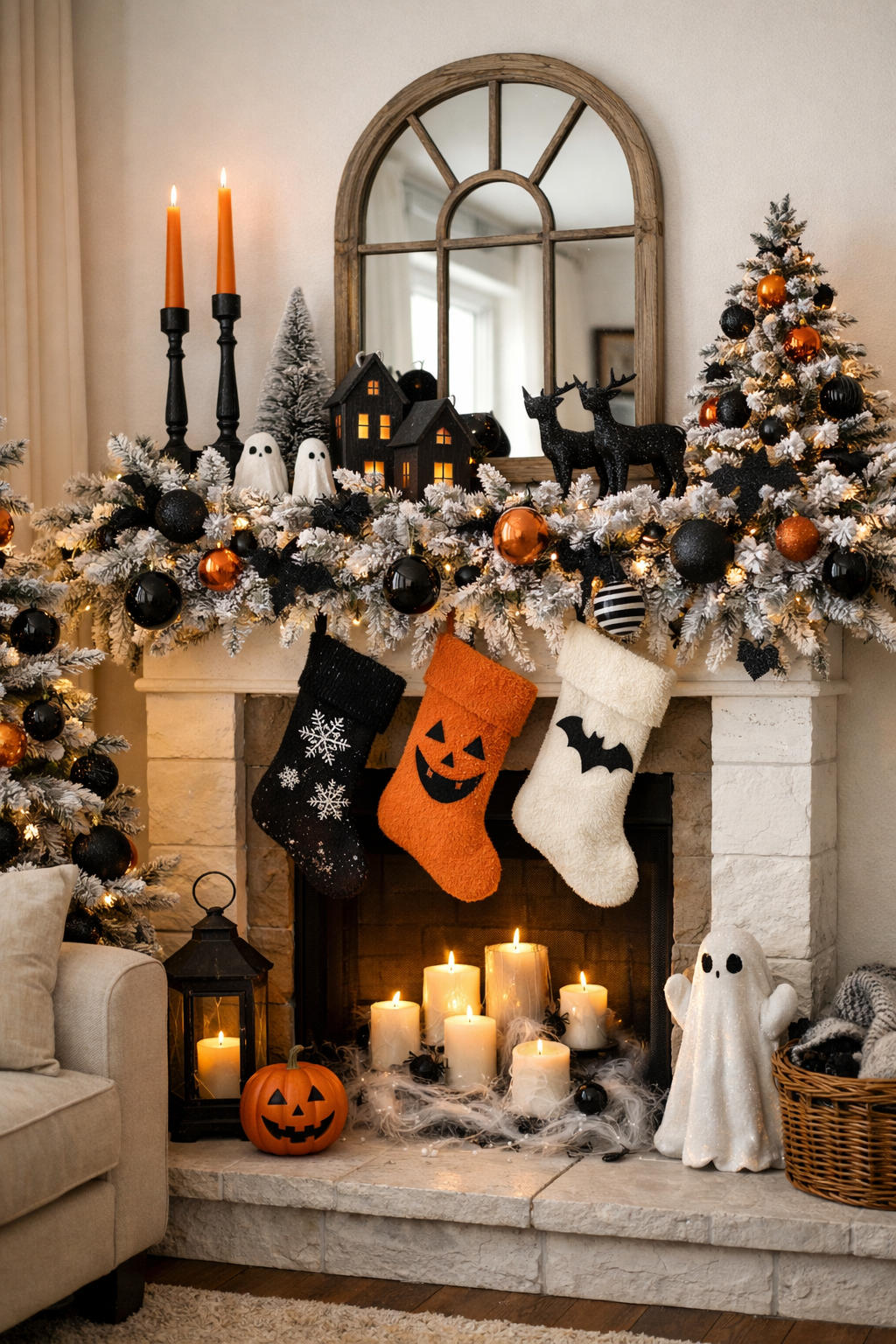 halloween mantel ideas christmas decor