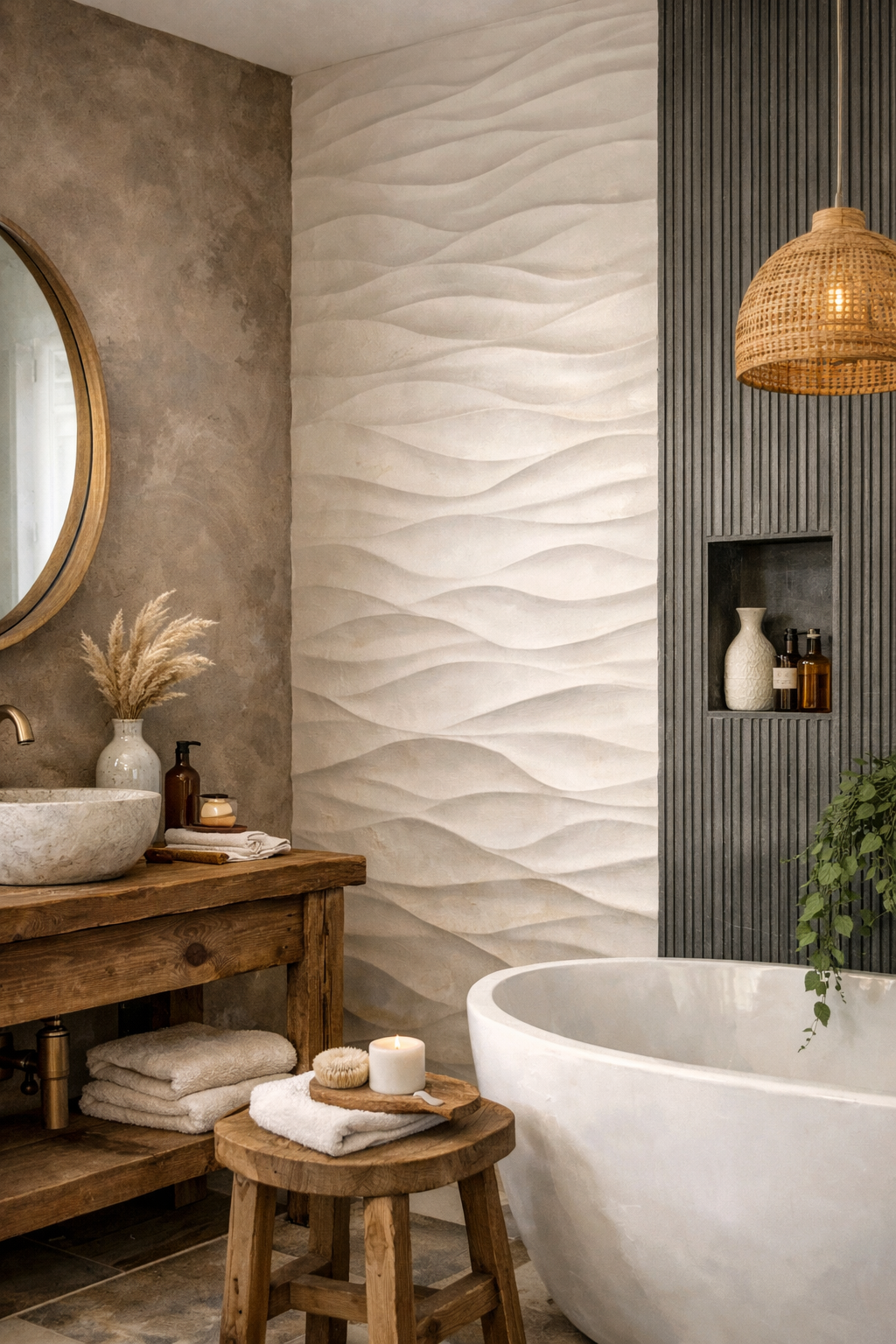 textured wall design options