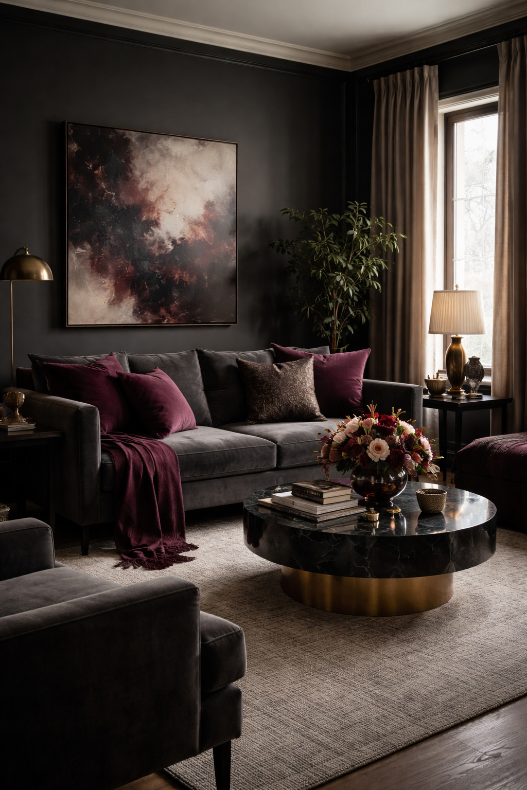 rich jewel tone accents