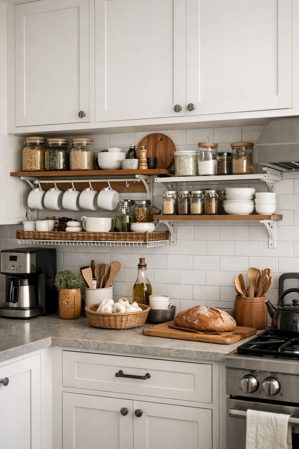 maximize kitchen storage space