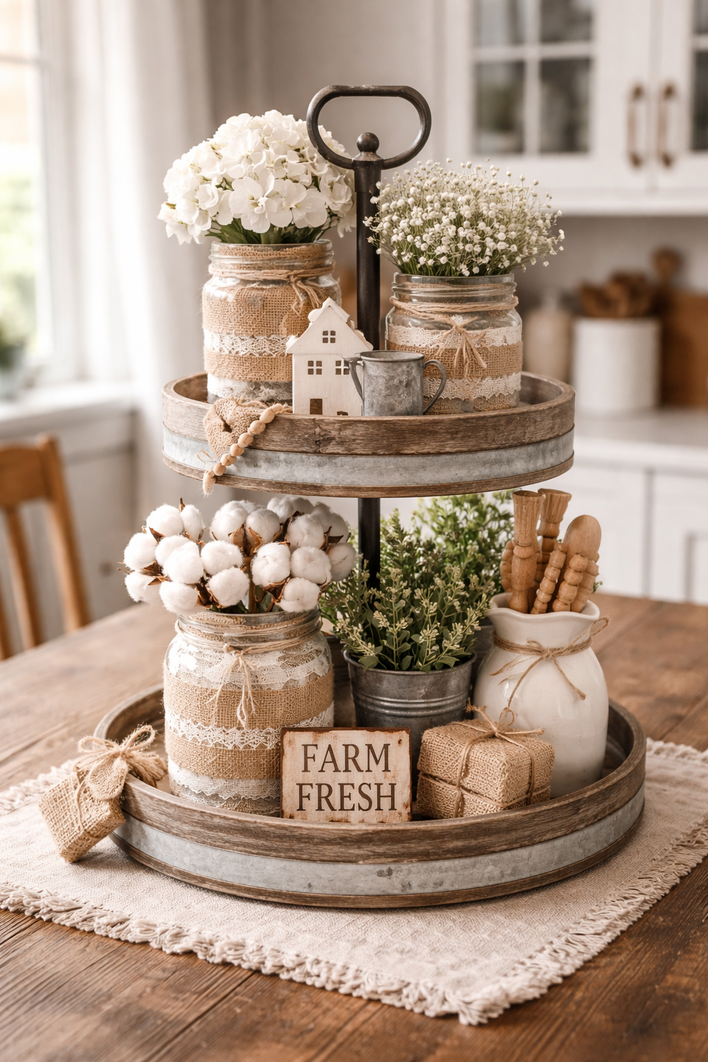 rustic mason jar decor