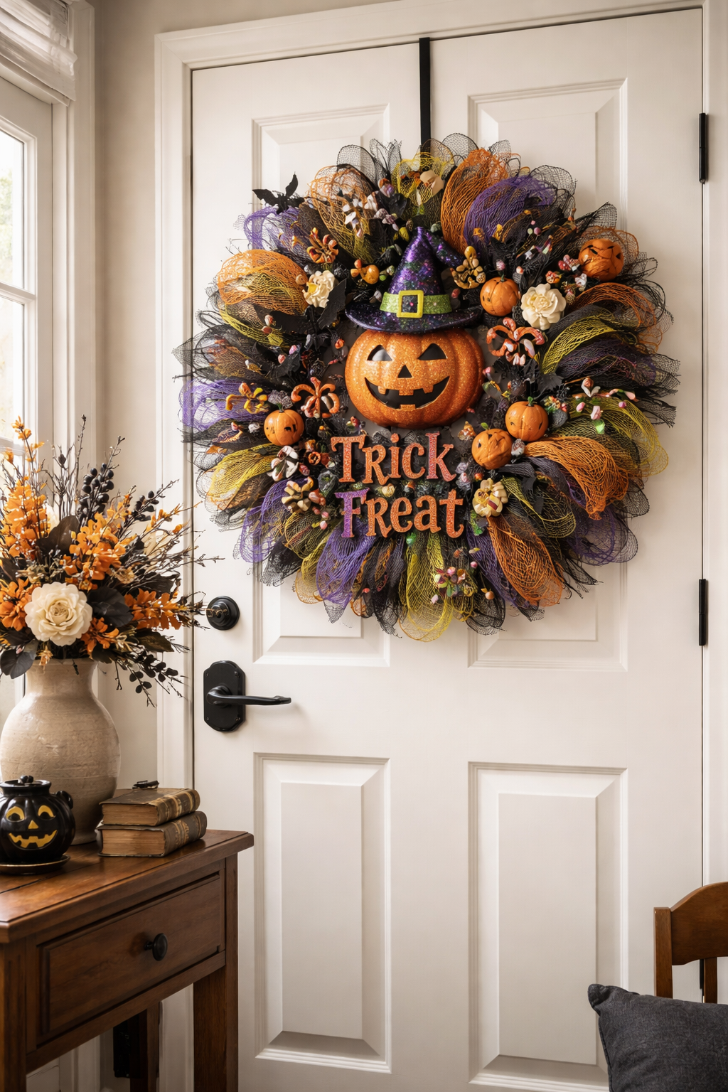 45 Halloween Wreath Ideas to Impress Your Trick-or-Treaters Before October 13 Halloween Wreath