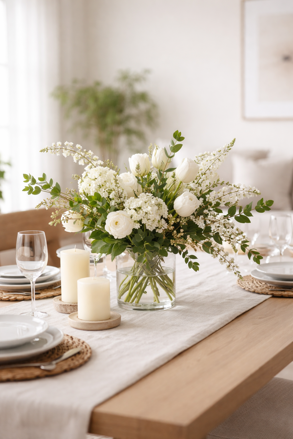 elegant minimalist floral arrangement