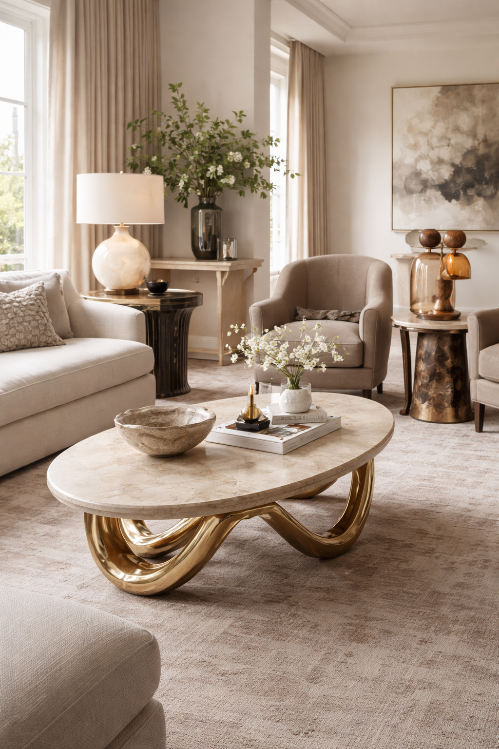 luxurious artistic refined tables