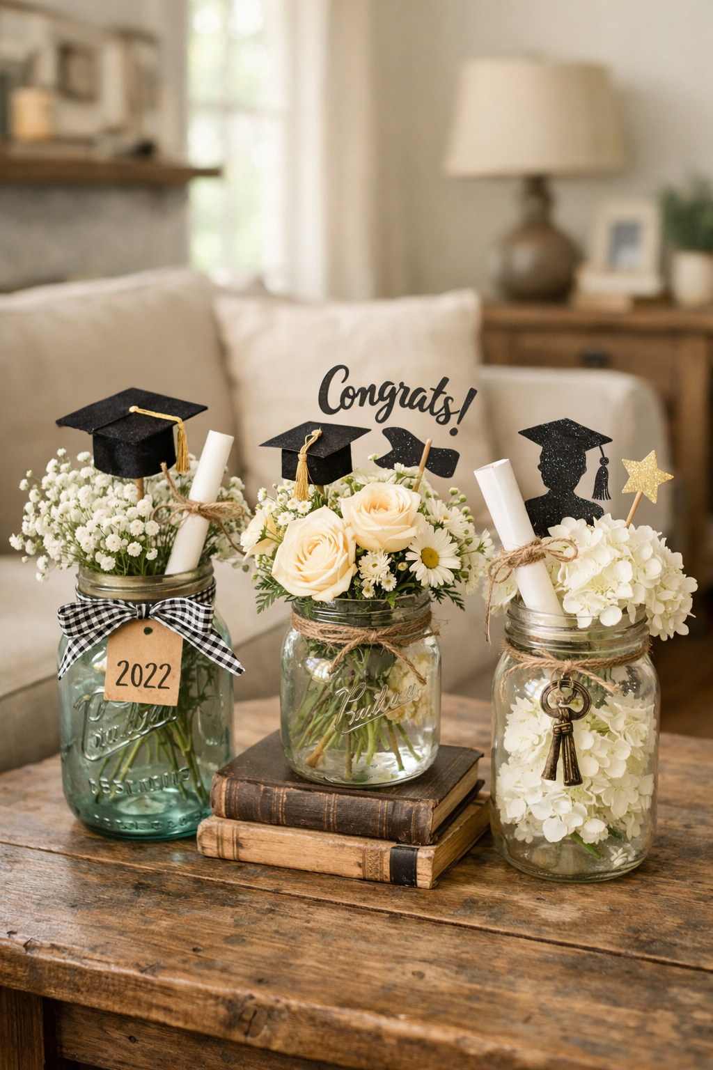 vintage charm with floral accents