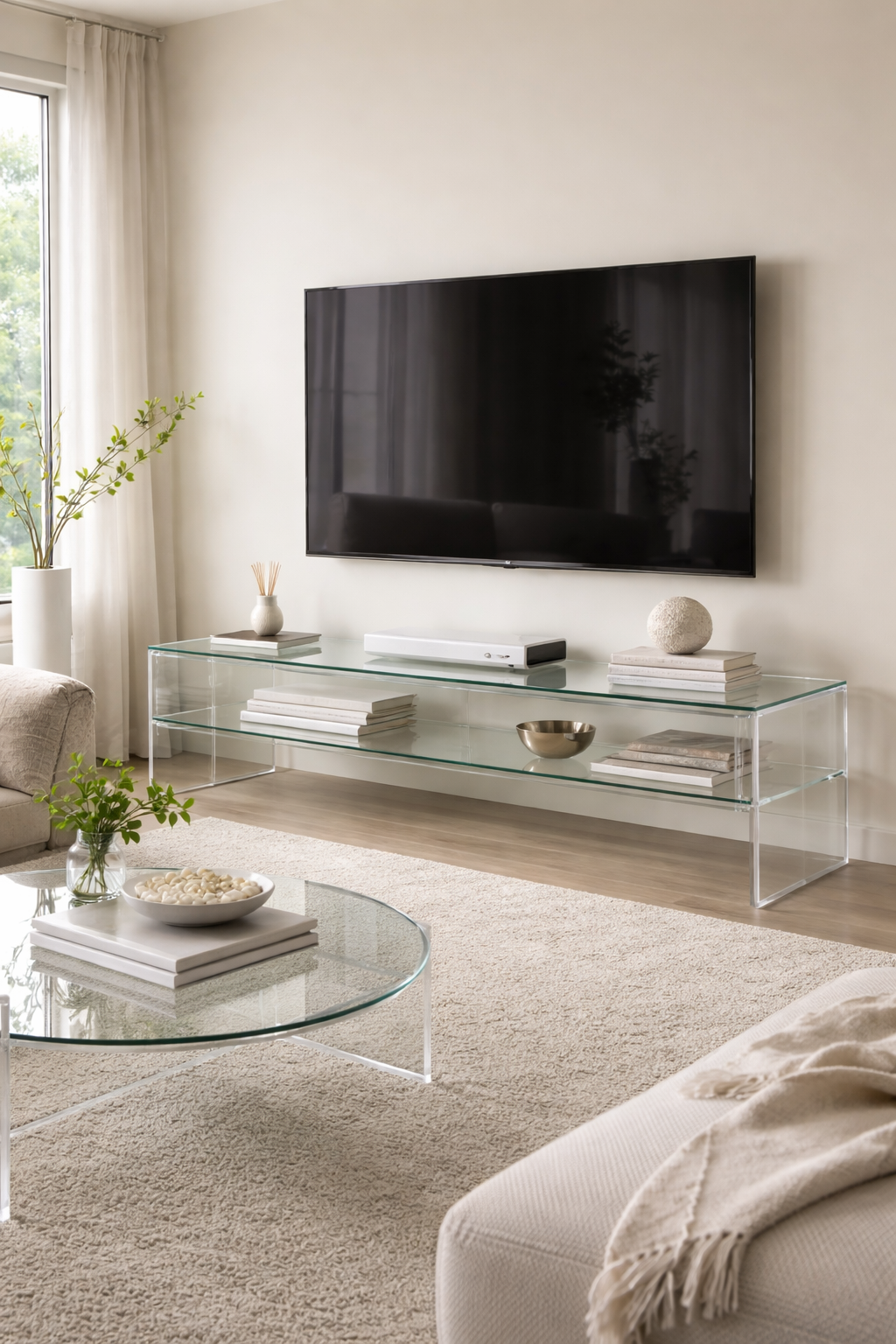 transparent sleek modern design