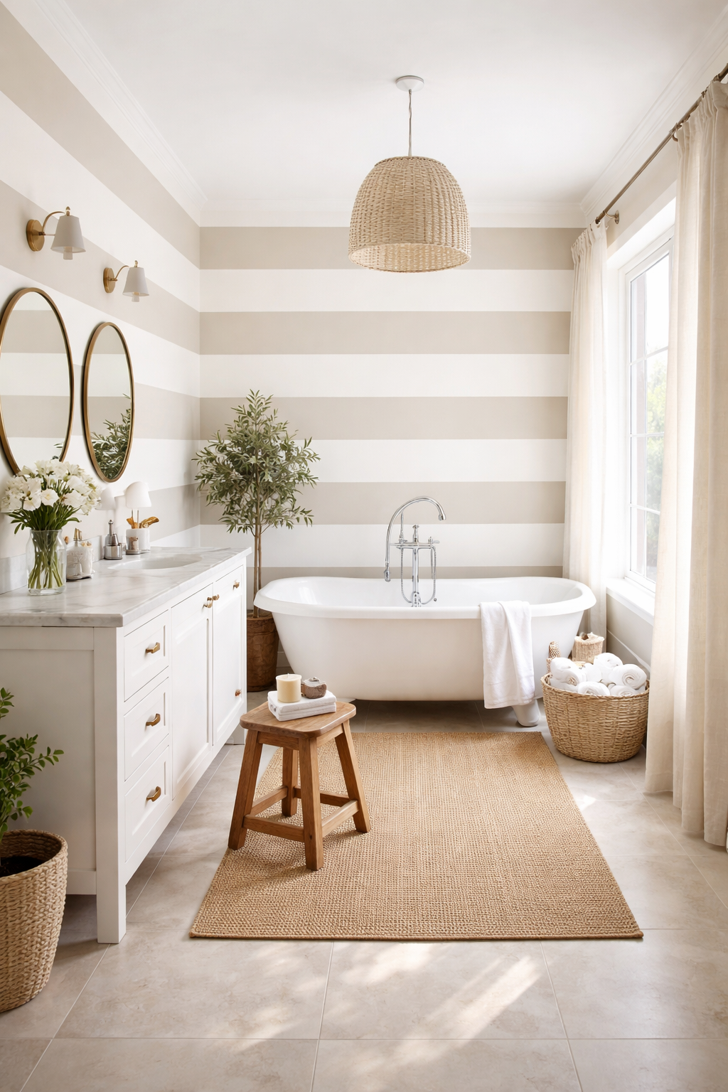 create spacious visual illusion