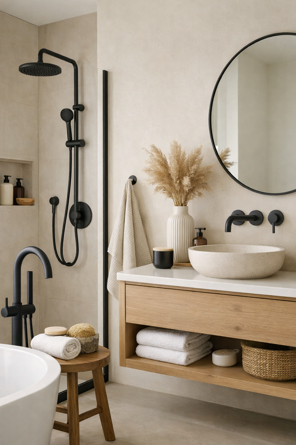 matte fixtures for modern elegance