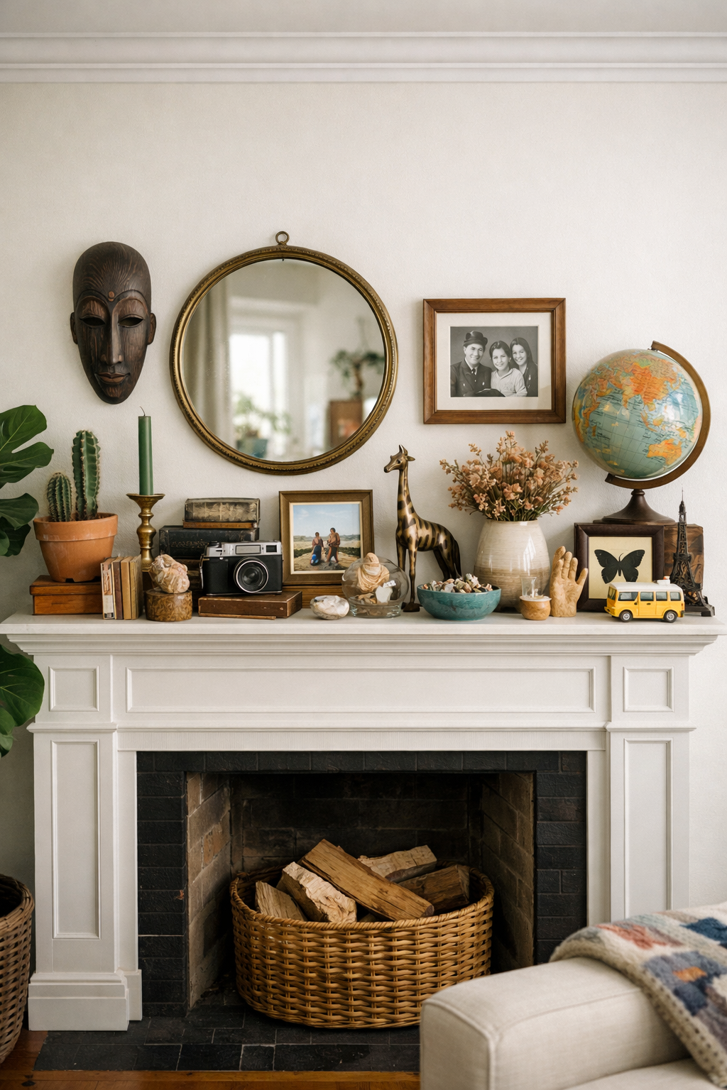 personalized eclectic display arrangement