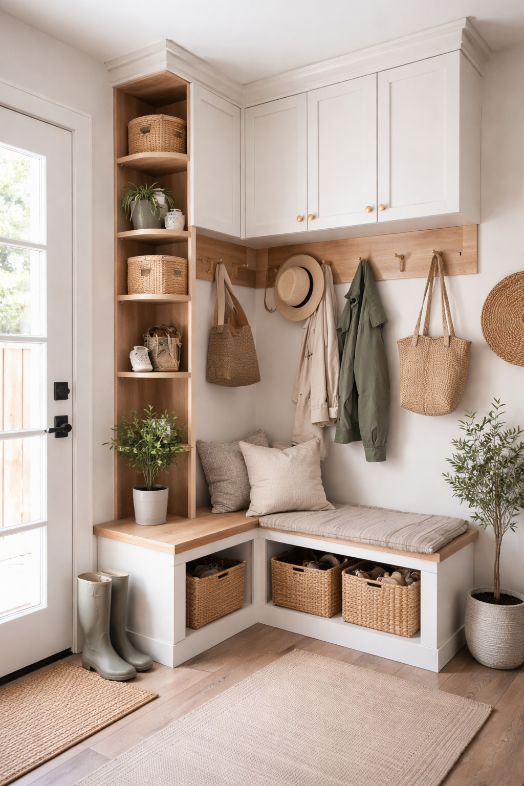 maximize corner storage space