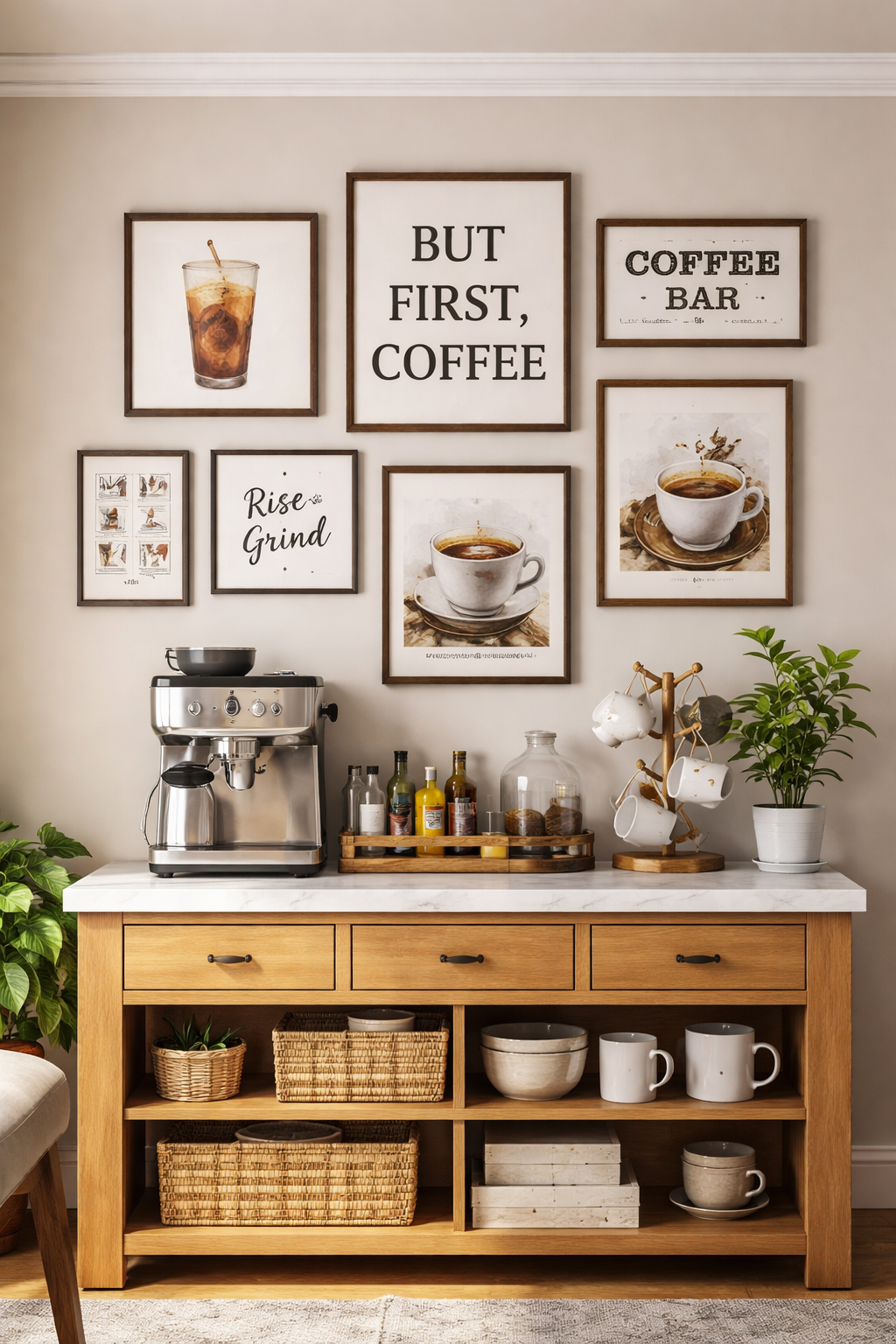 create coffee wall art