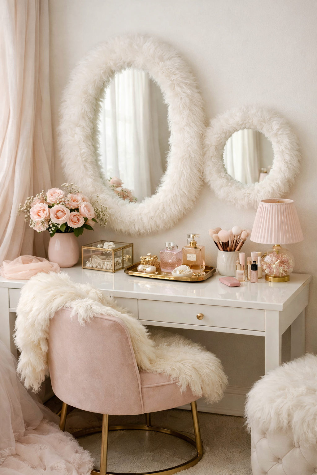 soft plush romantic accents