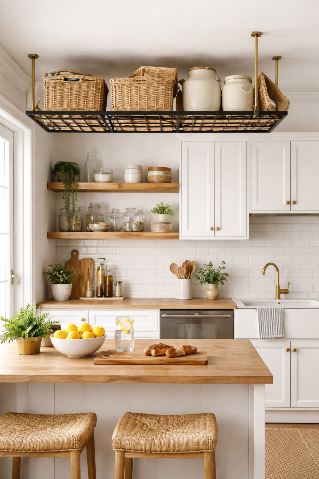 ceiling storage for kitchen