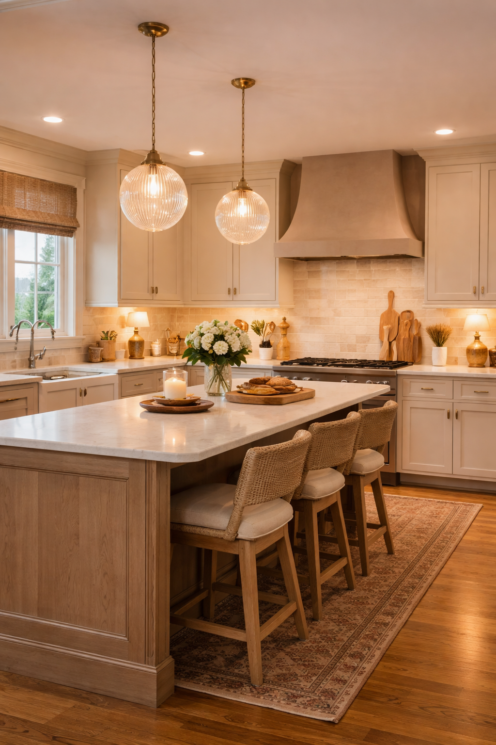 soft warm layered lighting