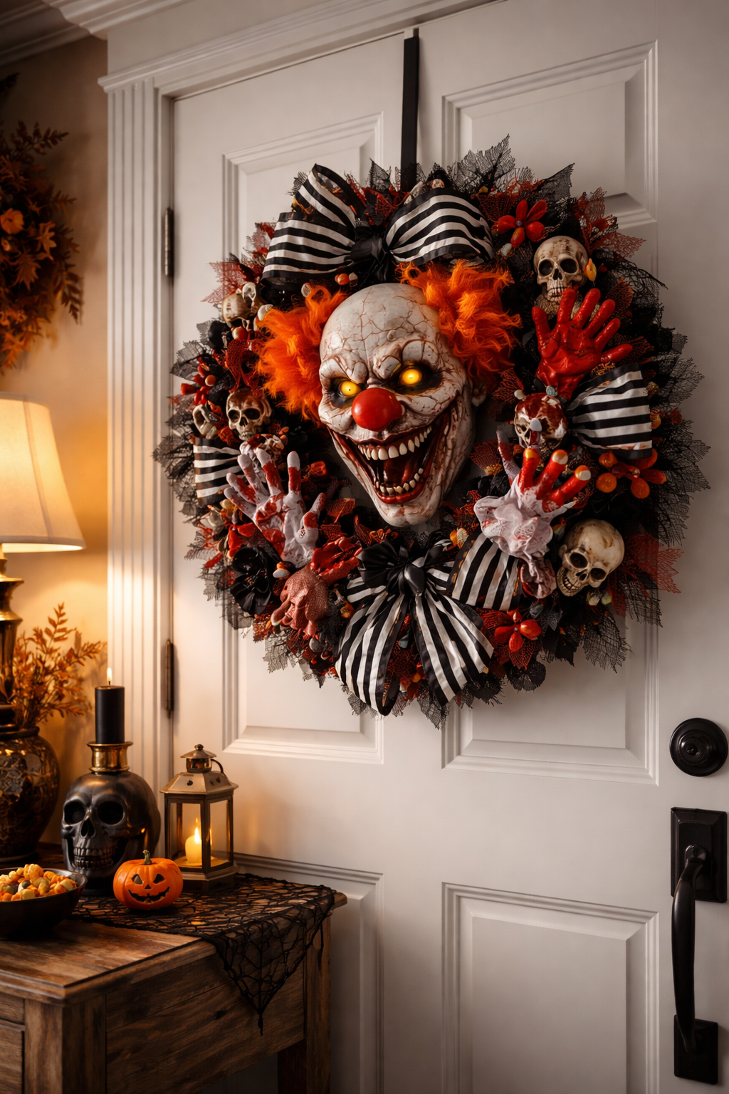 45 Halloween Wreath Ideas to Impress Your Trick-or-Treaters Before October 15 Halloween Wreath