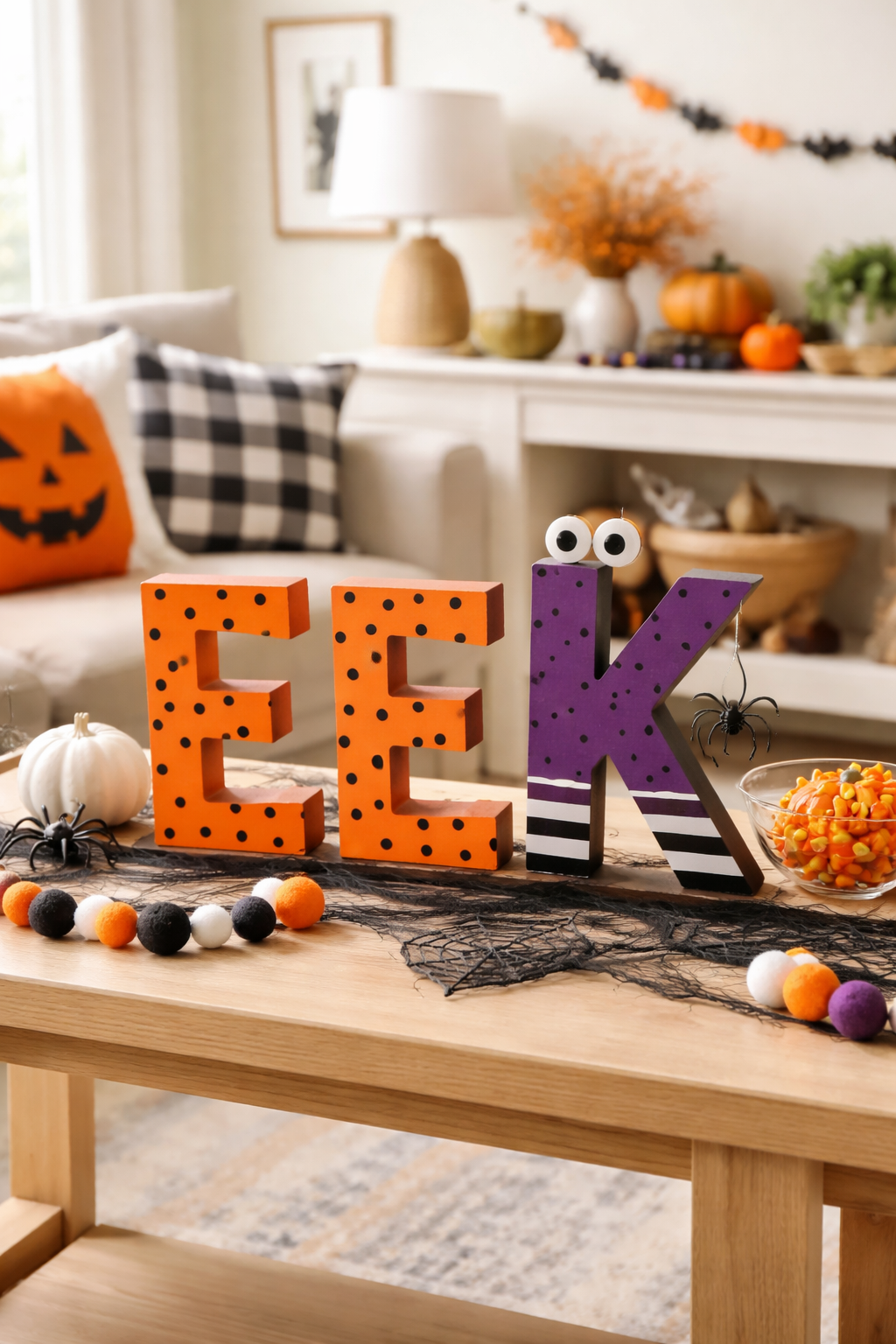 diy painted eek sign