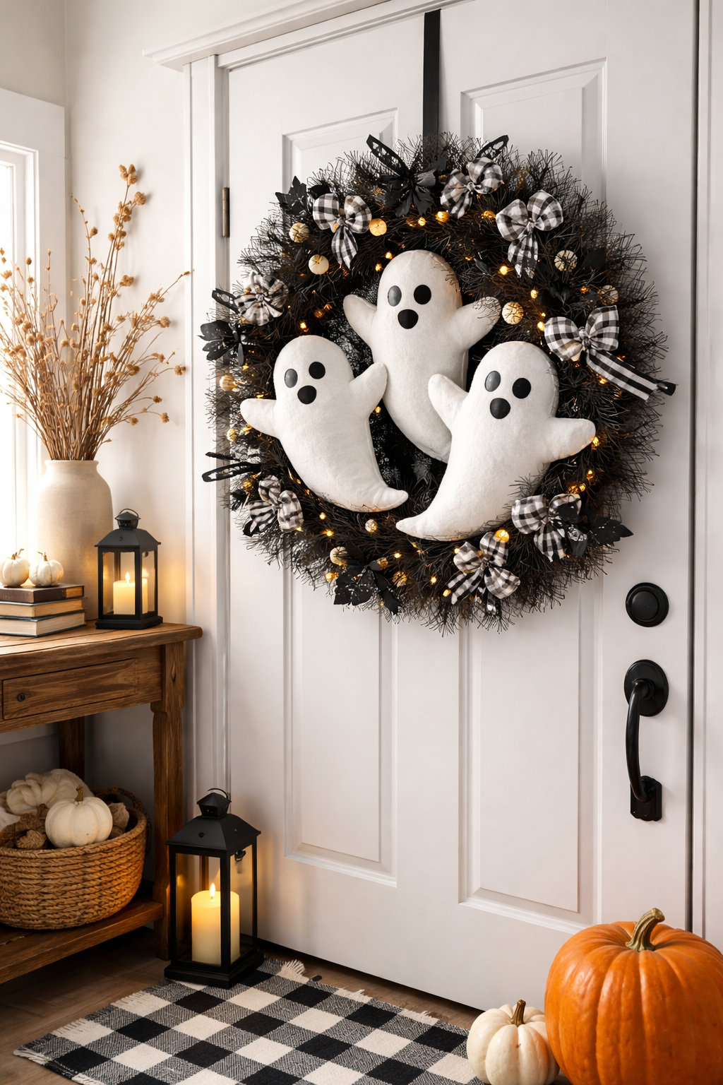 Ghost black wreath