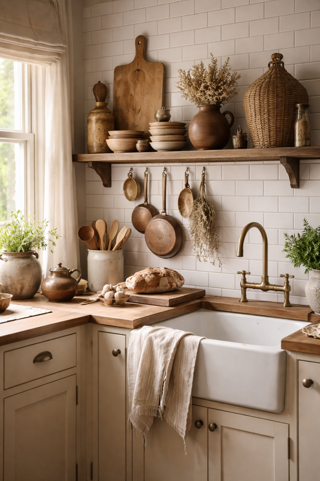 vintage handcrafted decor accents