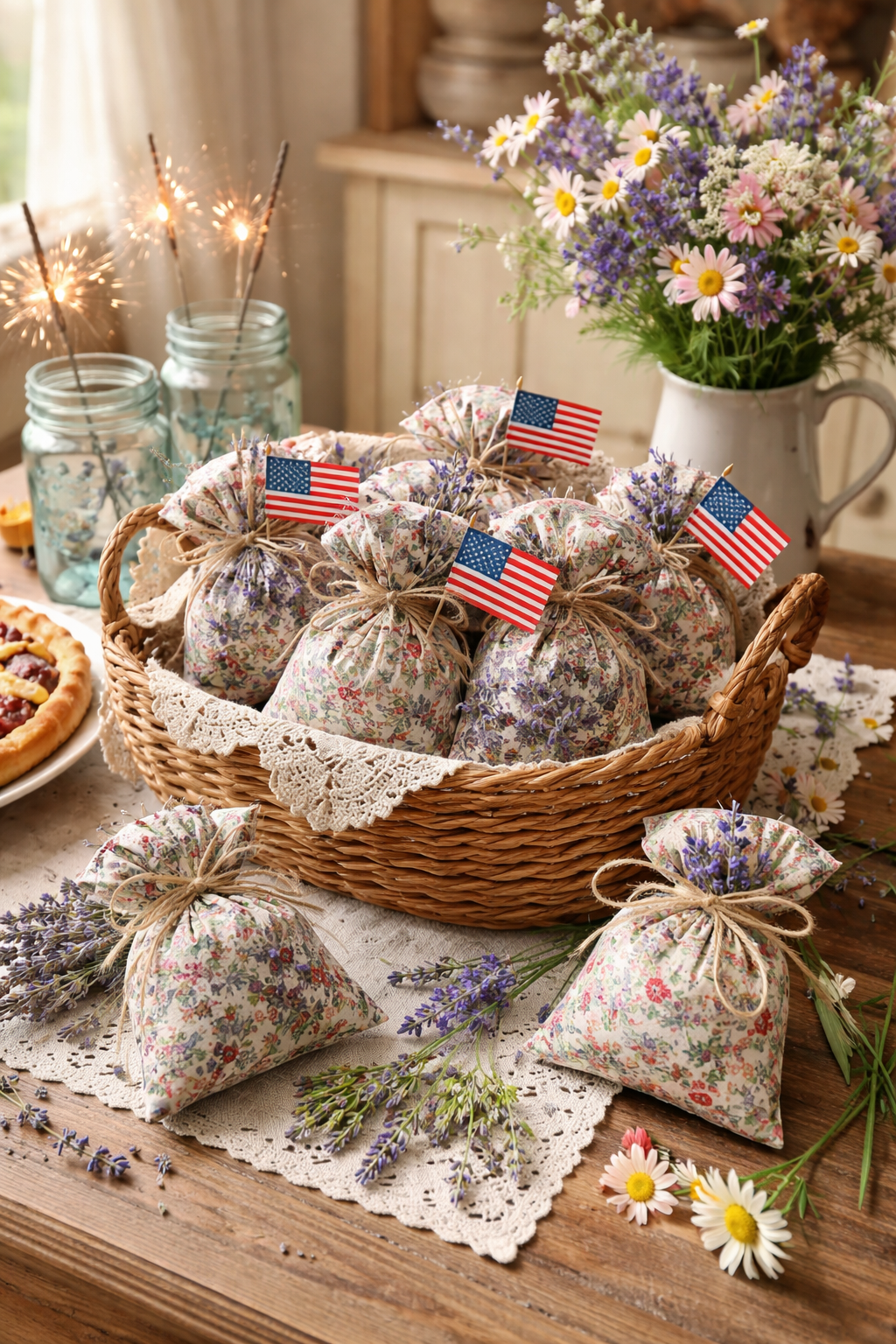fragrant wildflower lavender sachets