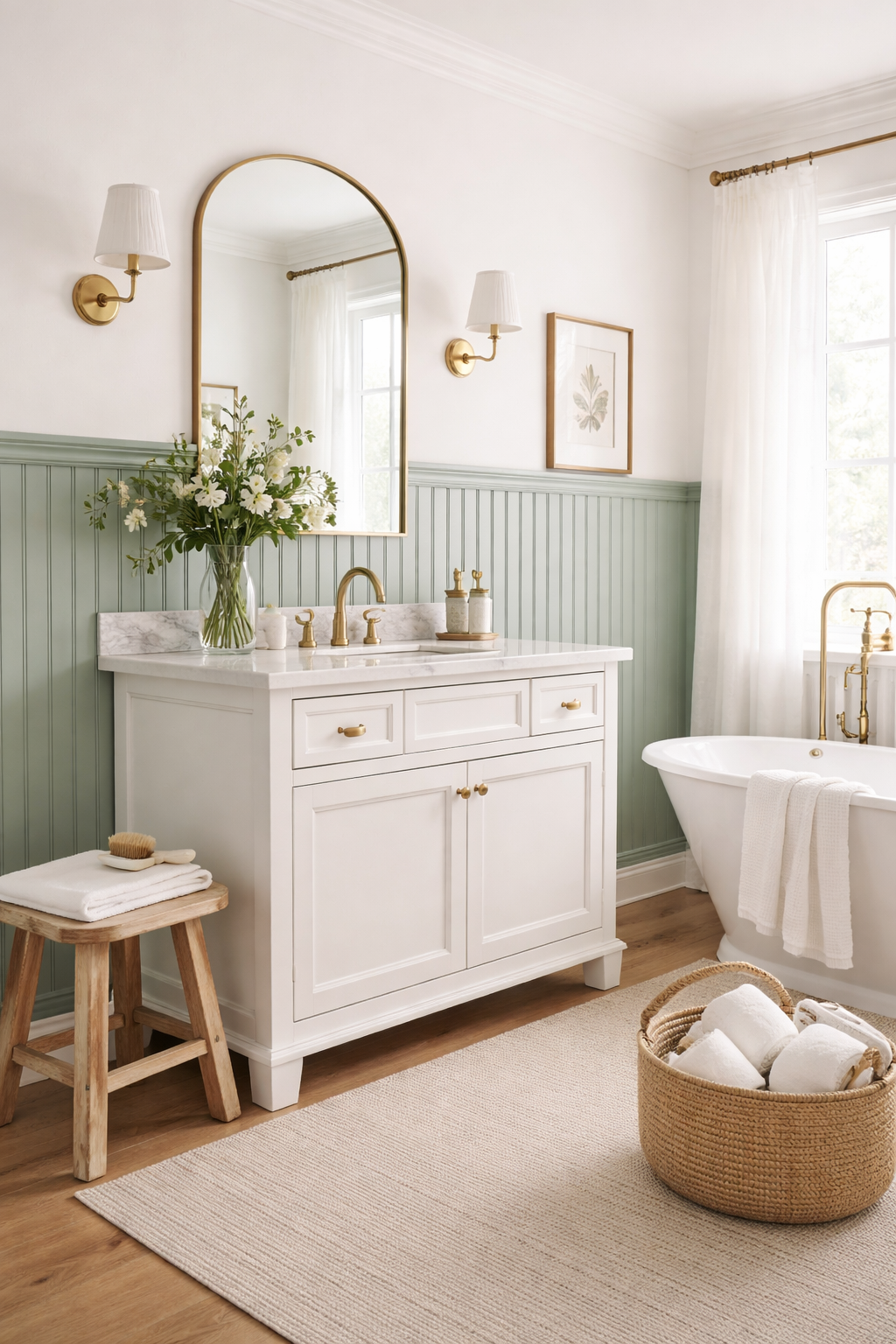 elegant textured wall paneling