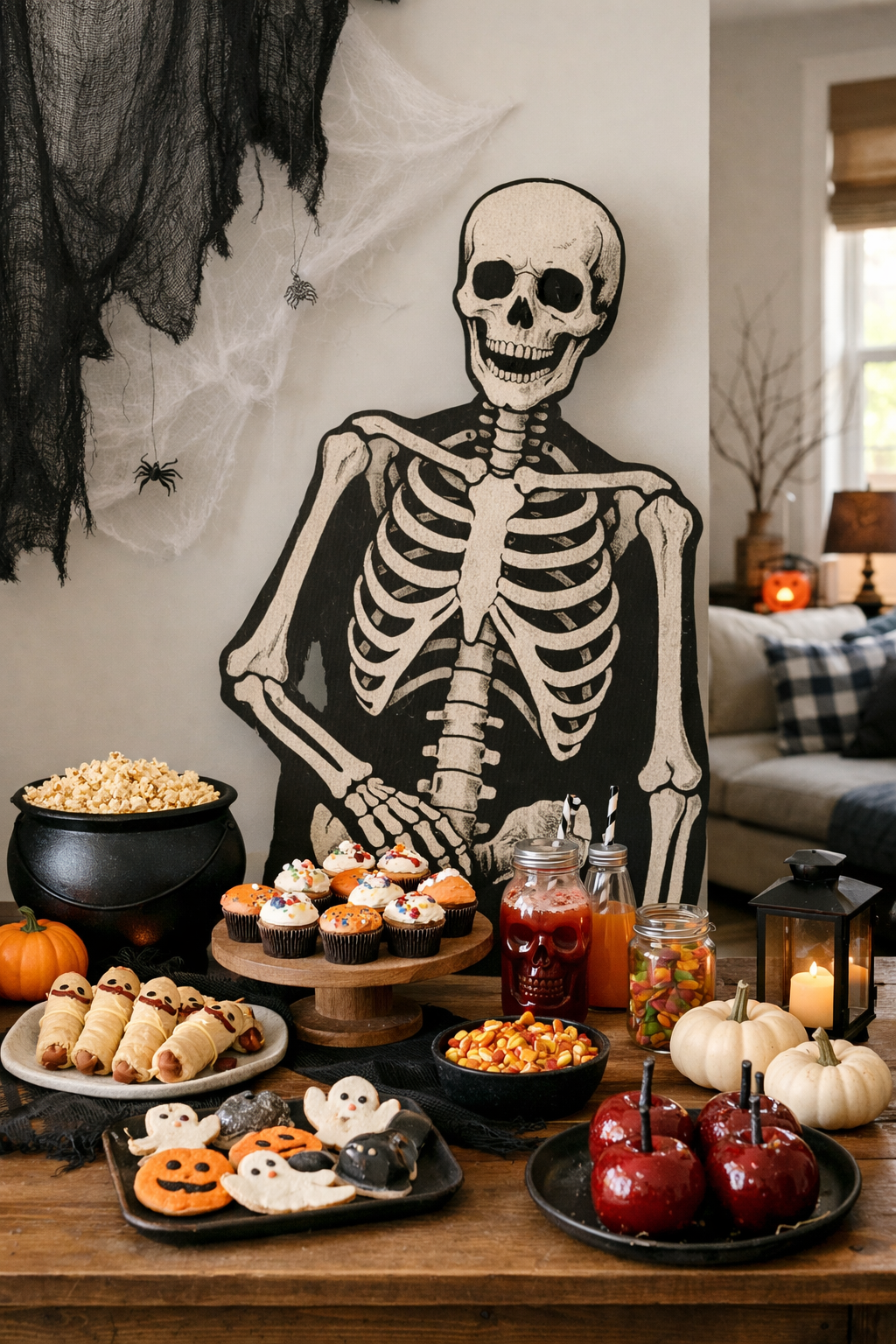 Halloween snack area
