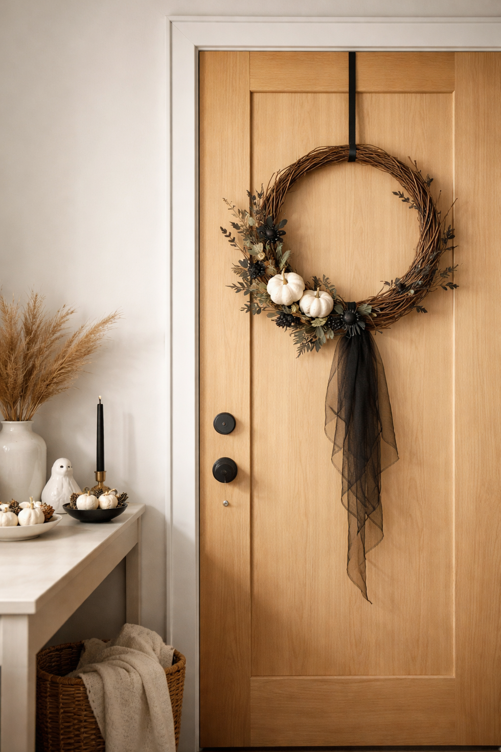 45 Halloween Wreath Ideas to Impress Your Trick-or-Treaters Before October 17 Halloween Wreath