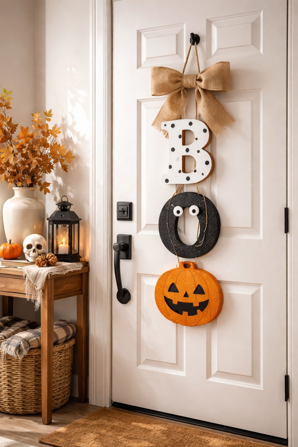 DIY Boo door hanger