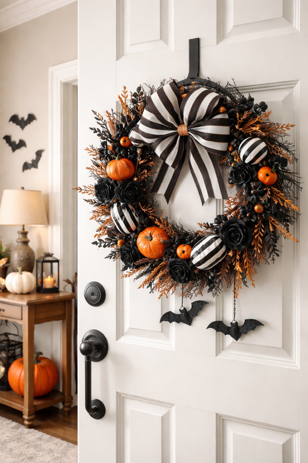45 Halloween Wreath Ideas to Impress Your Trick-or-Treaters Before October 18 Halloween Wreath
