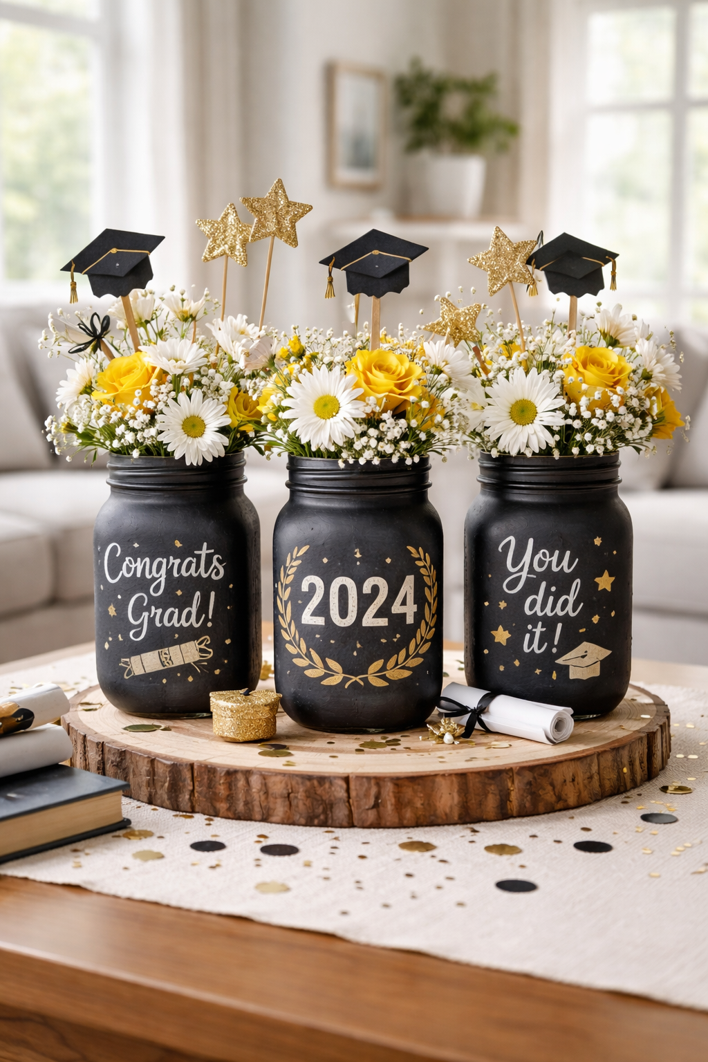 personalized chalk art mason jars
