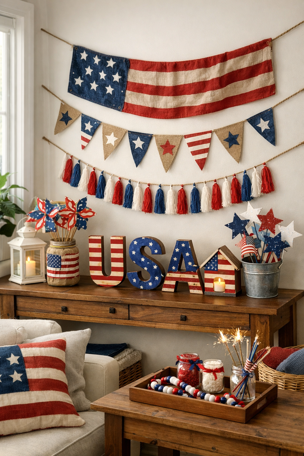 create personalized patriotic decorations