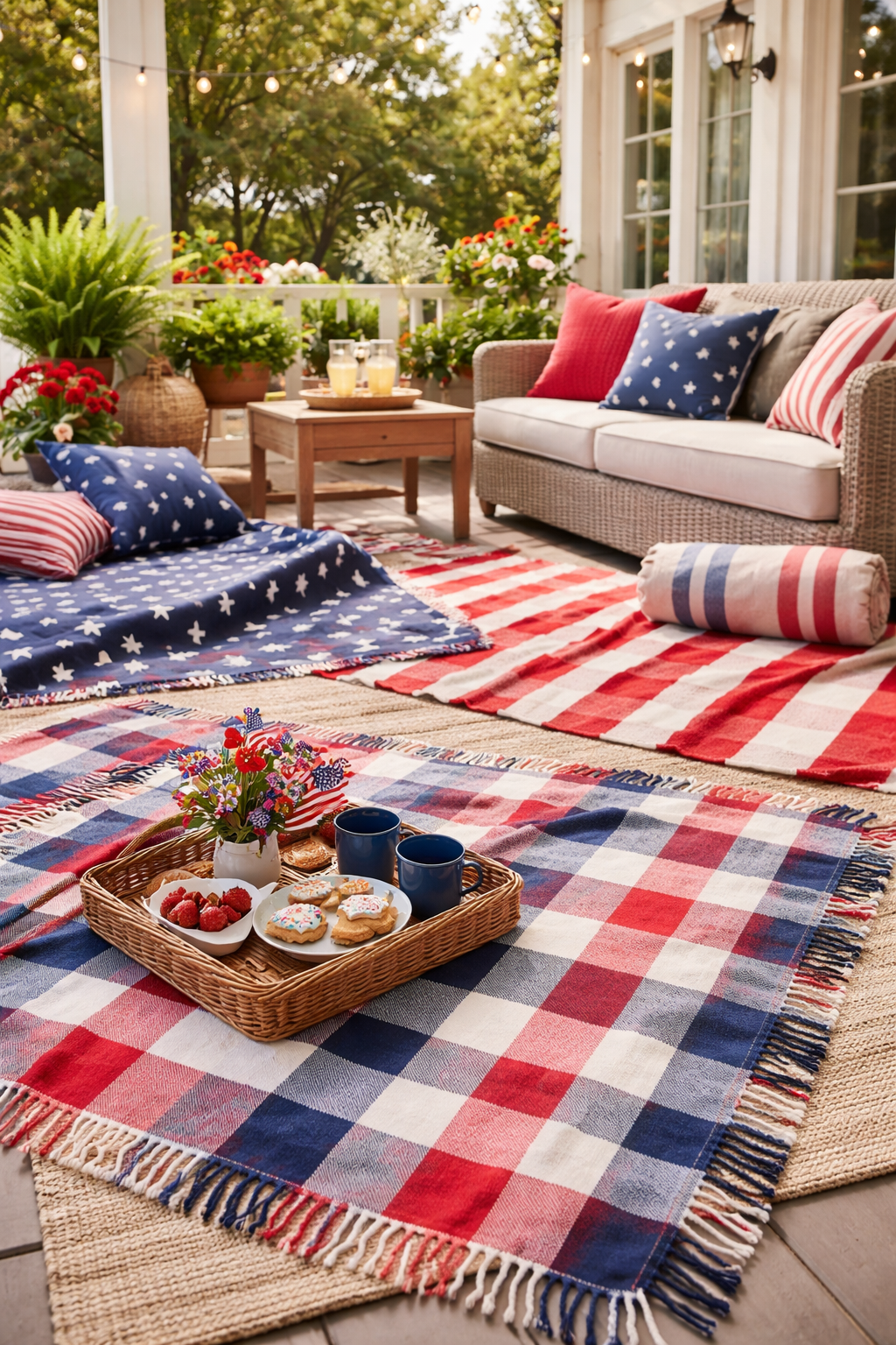 patriotic outdoor seating accessories