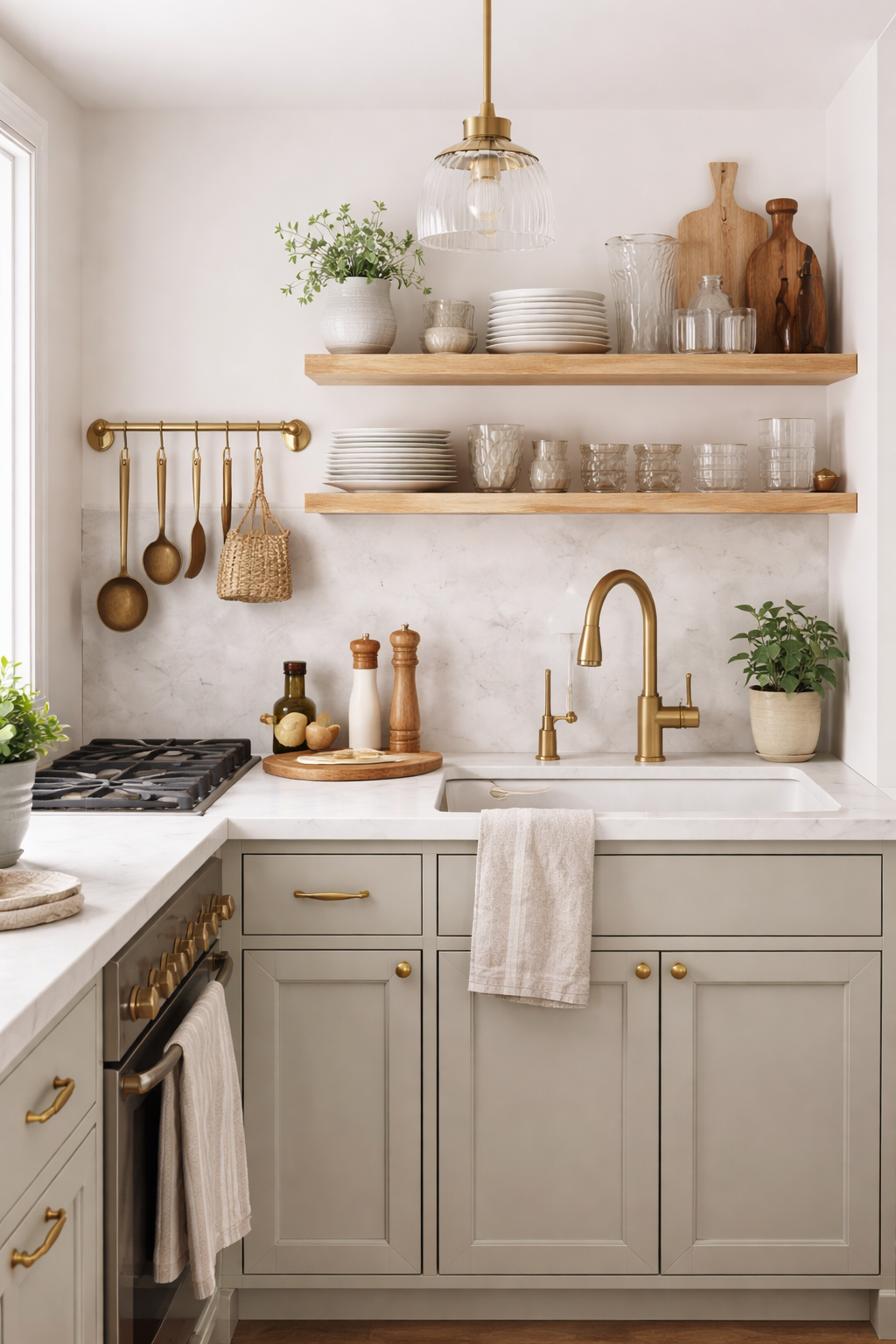 stylish compact kitchen fixtures